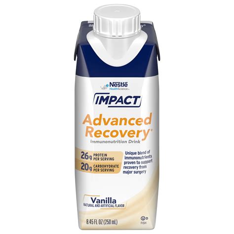 impact advanced recovery drink carbs